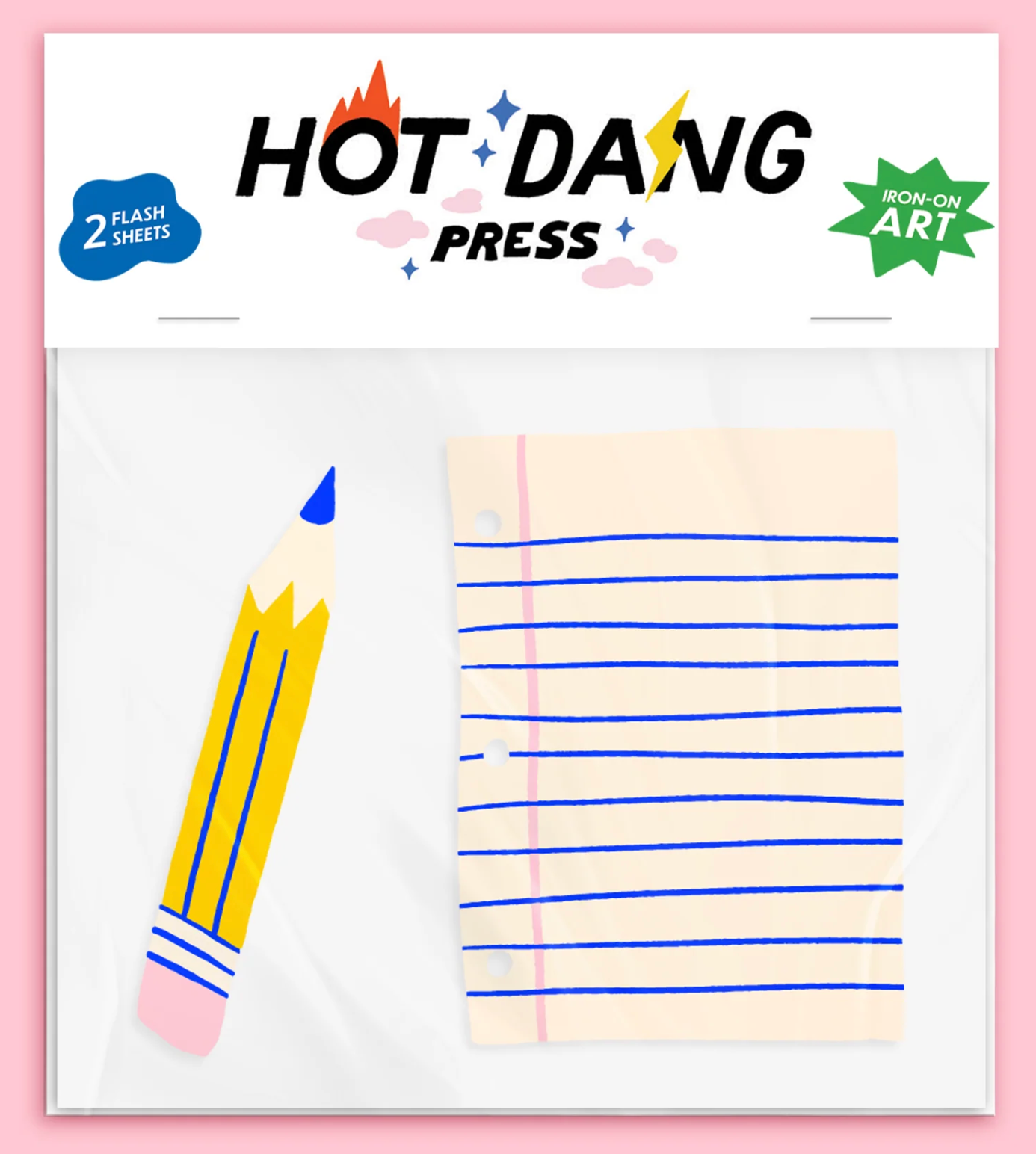 Pencil & Paper Buddies Iron On
