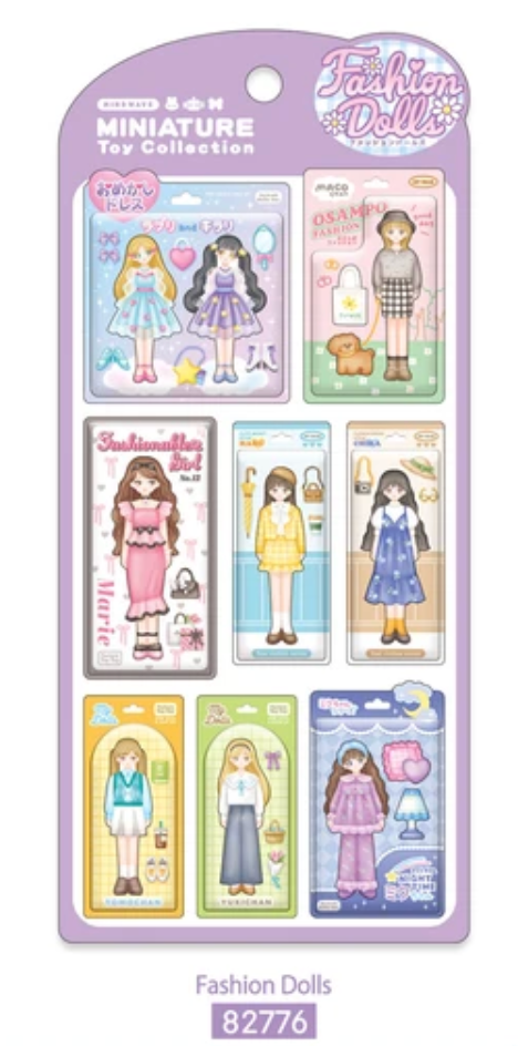 Miniature Toy Collection Puffy Stickers