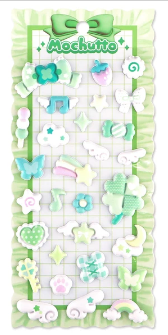 Mochutto Stickers Puffy Stickers