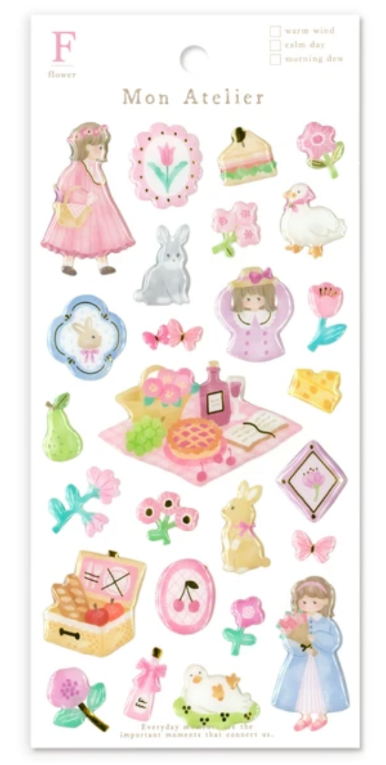 Monatoli sticker flower