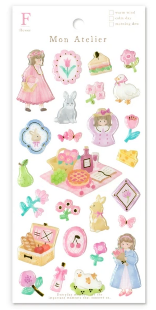 Monatoli sticker flower