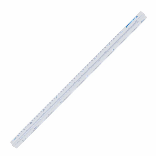 Penco Drafting Ruler - Silver