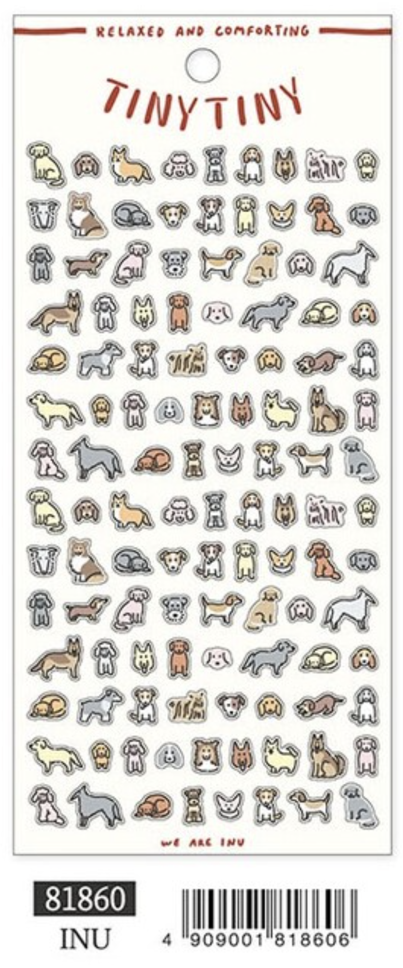 Tiny Tiny Inu Sticker Sheet