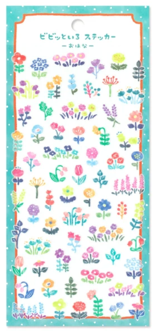 Vivid color sticker sheet