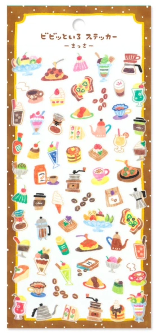 Vivid color sticker sheet