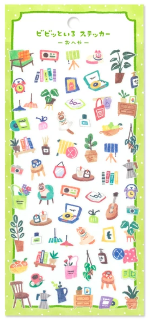Vivid color sticker sheet