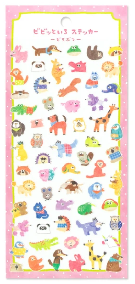 Vivid color sticker sheet