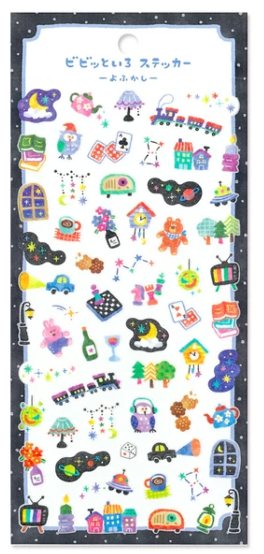 Vivid color sticker sheet