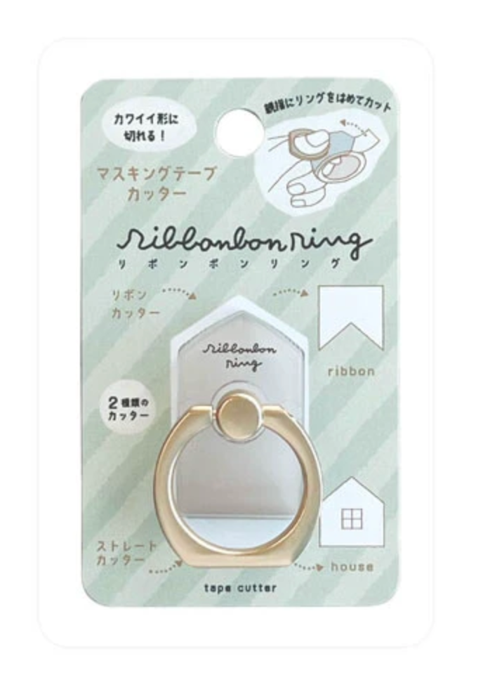 Masking Tape Cutter Ribbon Bow Ring- Ribbon