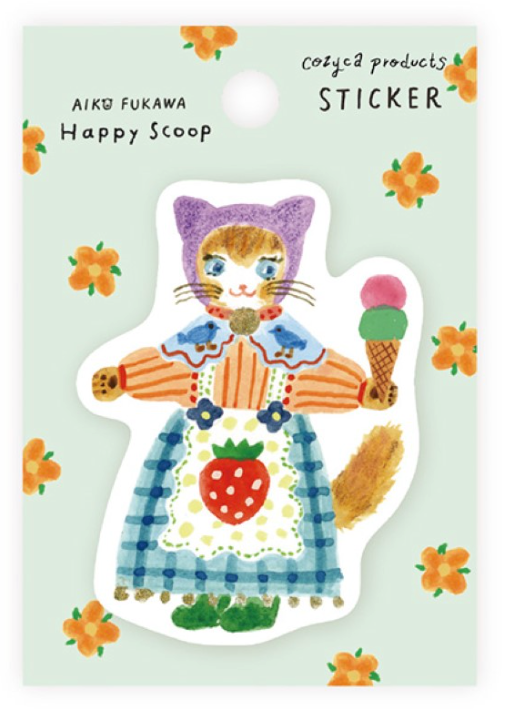 Aiko Fukawa Sticker Happy Scoop Sticker