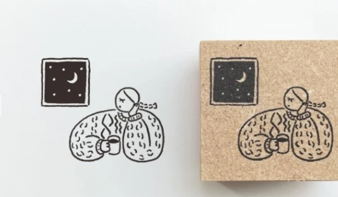 Marl-chan Coffee Night Stamp