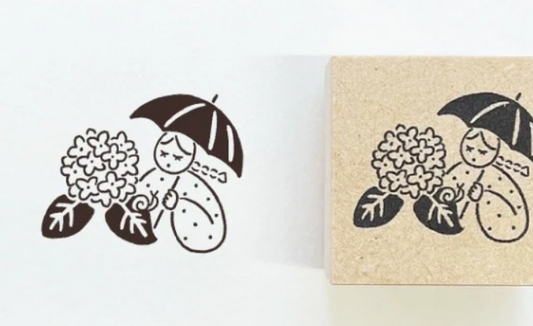 Marl-chan Hydrangea Stamp