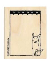 I Heart Stamp Cat Notepad