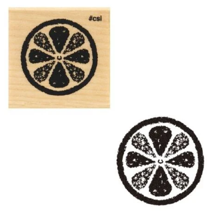 I Heart Stamp Orange Slice Stamp