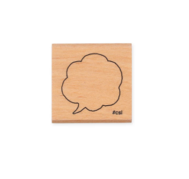 I Heart Stamp Speech Bubble
