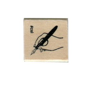 I Heart Stamp Fountain Pen Hand Stamp