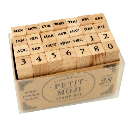 Petit Moji Stamp Set Calendar