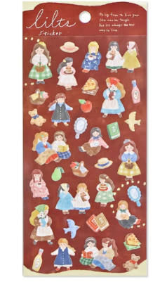 Seal Lilts Puffy Sticker Sheet Girl