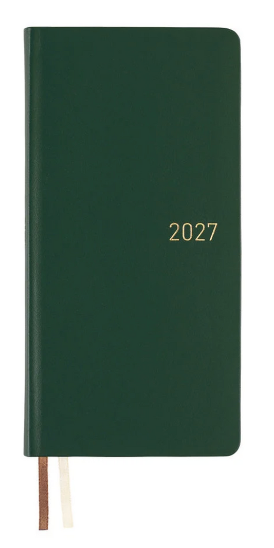 Leather: Forest Green - Hobonichi Techo Weeks