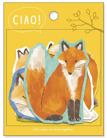 Ciao Stickers -Foxes