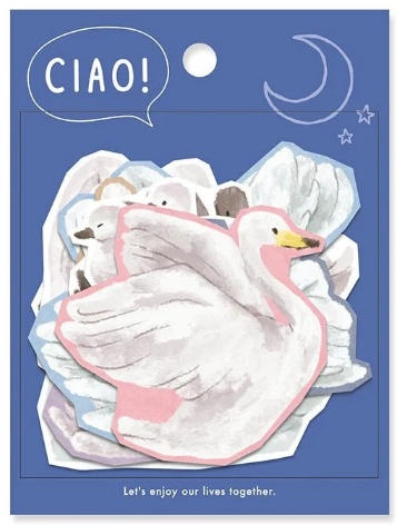 Ciao Stickers - Swans