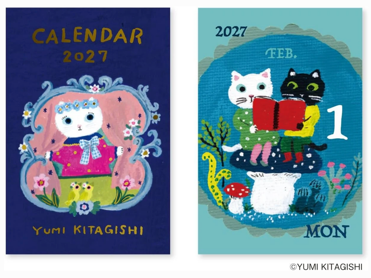 Yumi Kitagishi Mini Daily Tear Off Calendar 2027