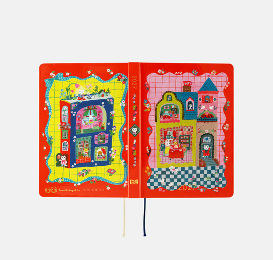 Yumi Kitagishi: White Cat and Rabbit’s Tea Room - Hobonichi A6 Hon