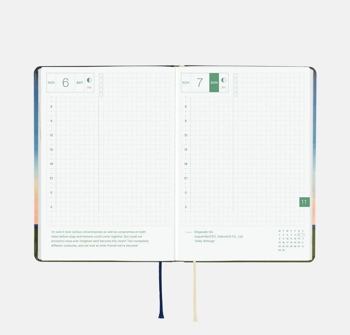 Hiroko Kubota: String Telephone Until the Moon is Full - Hobonichi A6 Hon