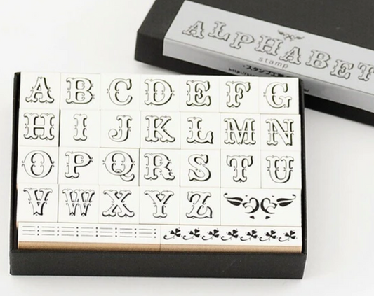 Alphabet Stamps Vintage