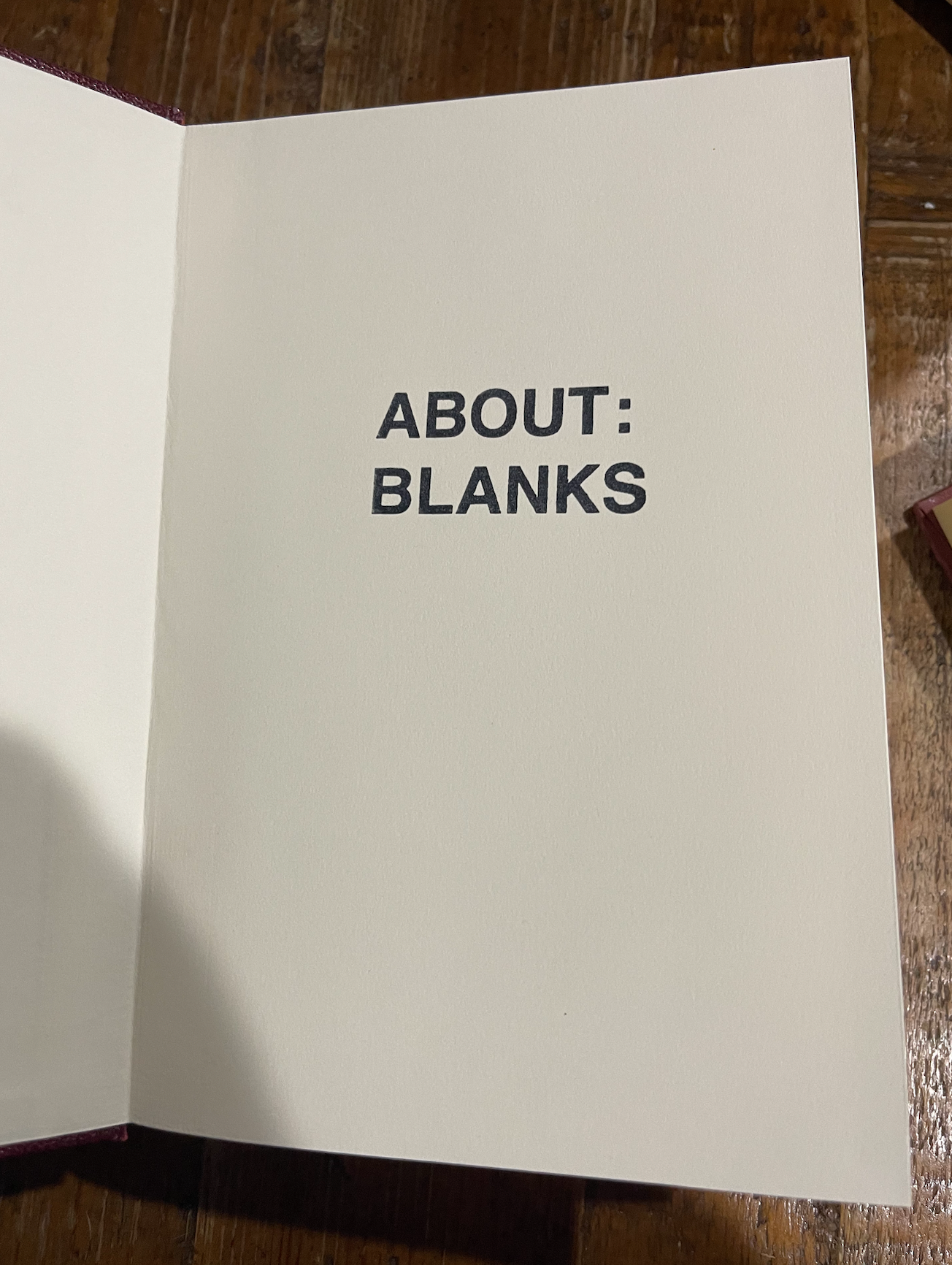 The Original About Blanks Sketch- & Notebook (Restocked 12/19/25)
