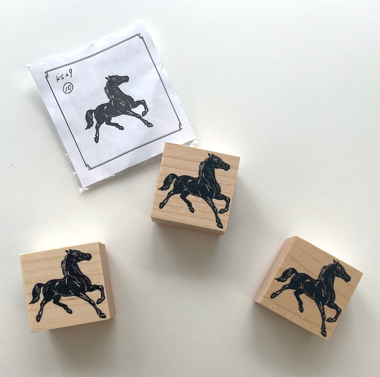 Running Horse Stamp