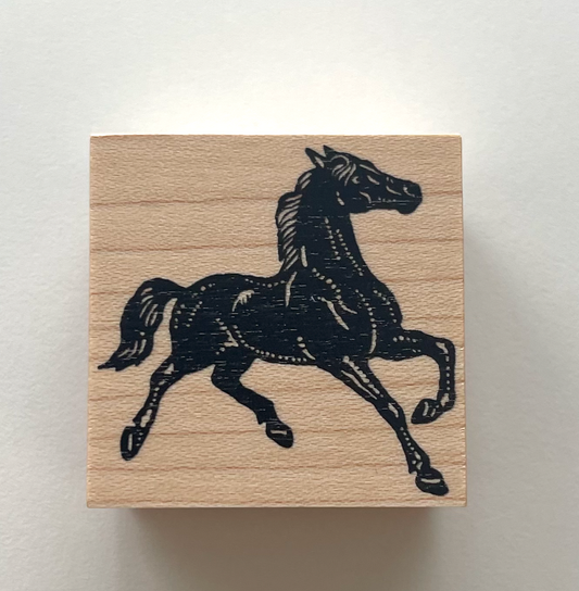 Running Horse Stamp