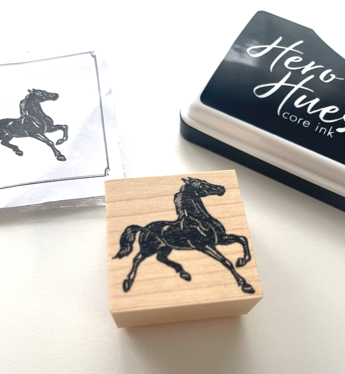 Running Horse Stamp