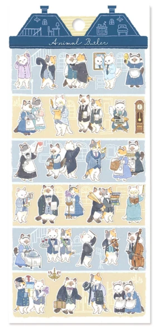 Animal Butler Sticker Sheets