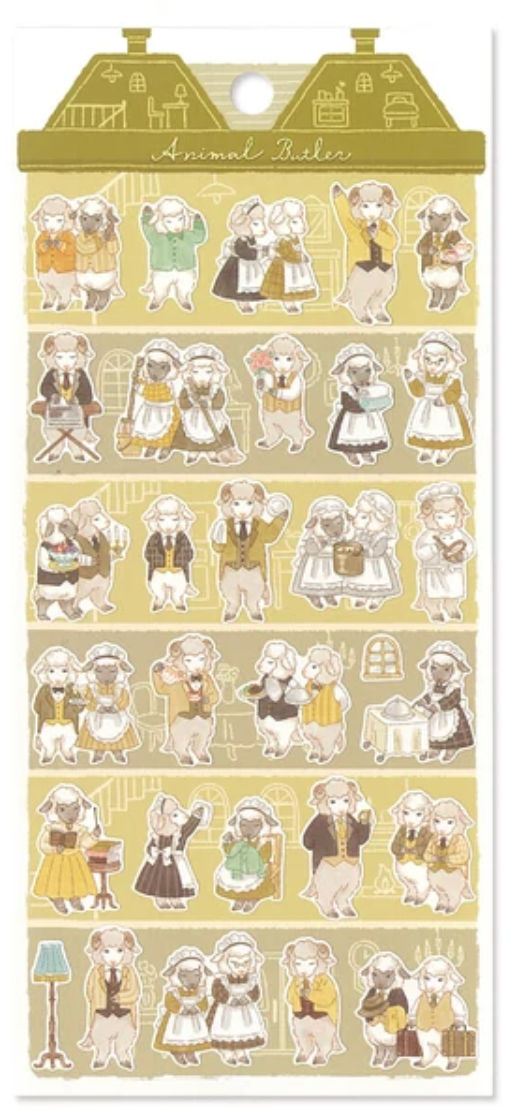 Animal Butler Sticker Sheets