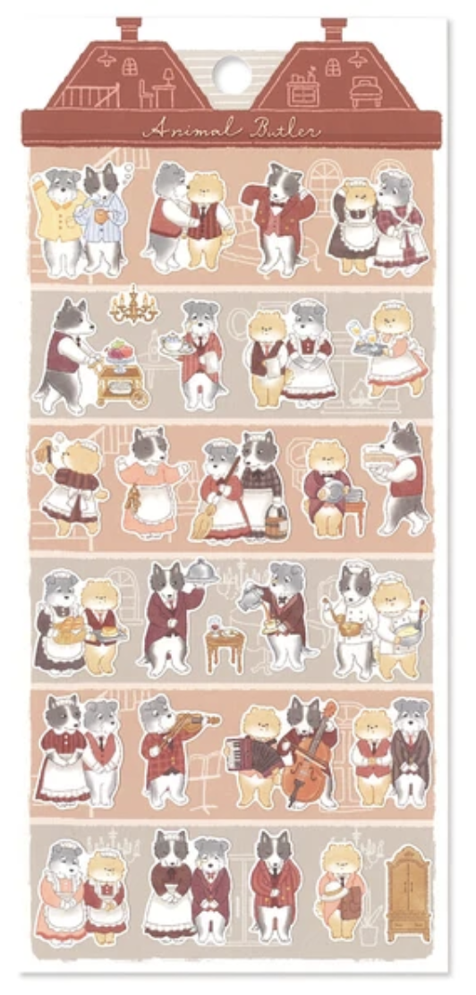 Animal Butler Sticker Sheets