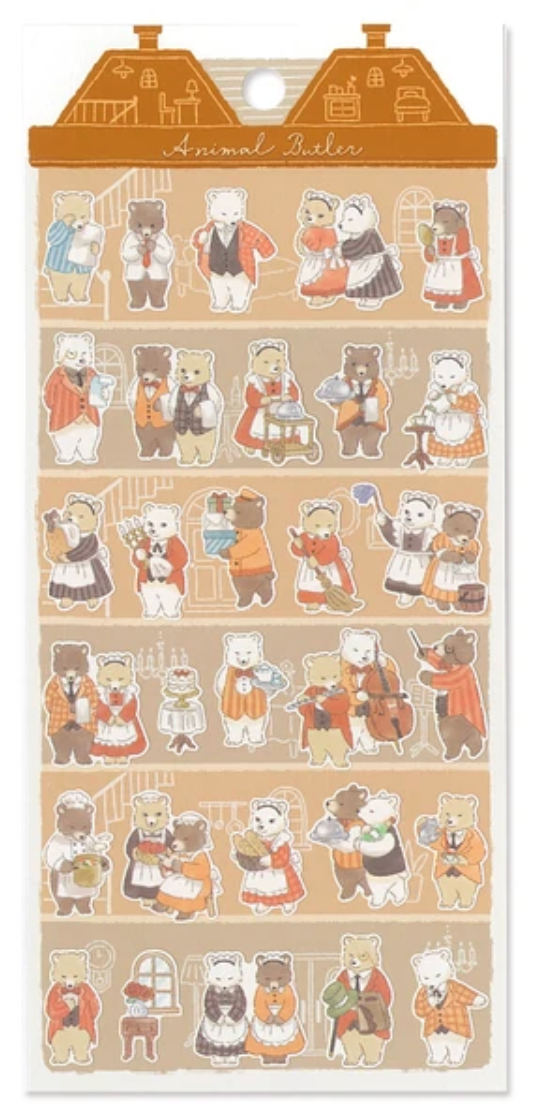 Animal Butler Sticker Sheets
