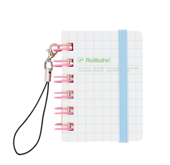 Rollbahn Spiral Scuola Micro Notebook Charm