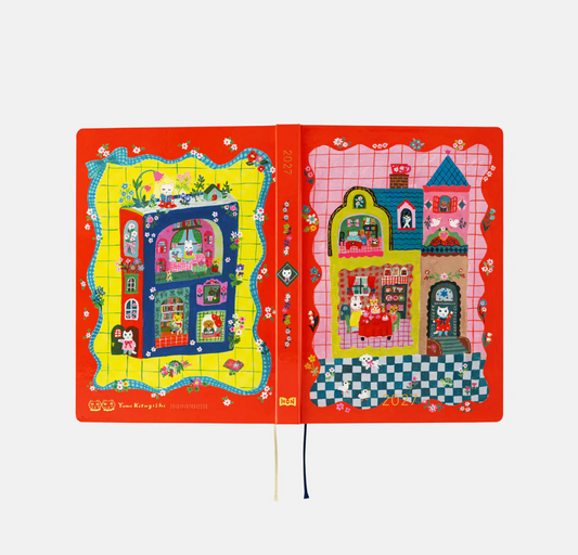 Yumi Kitagishi: White Cat and Rabbit’s Tea Room - Hobonichi A5 Hon