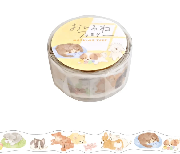 Sleeping Animals Washi Die Cut