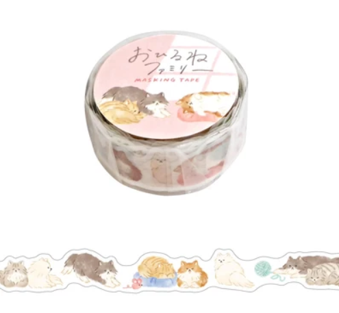 Sleeping Animals Washi Die Cut