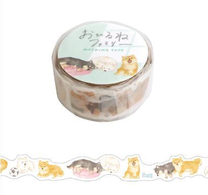 Sleeping Animals Washi Die Cut
