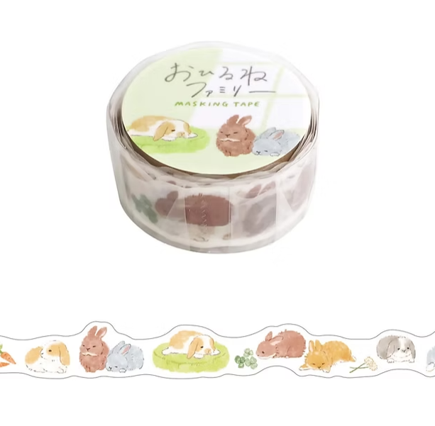 Sleeping Animals Washi Die Cut