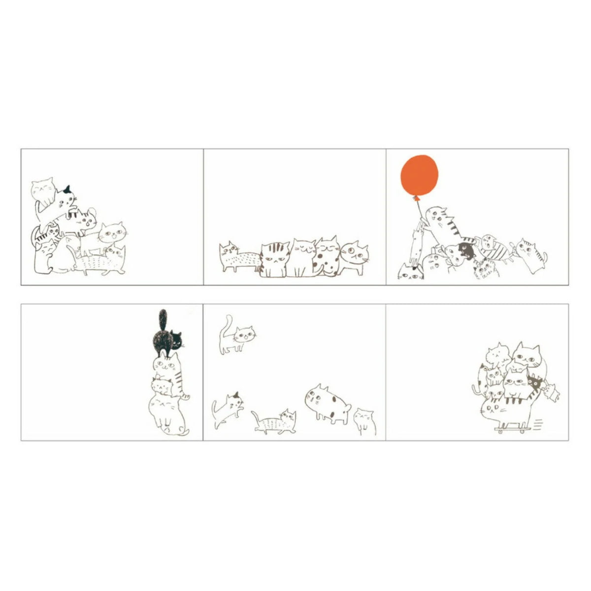 Katoh Cat Hill Memo Roll