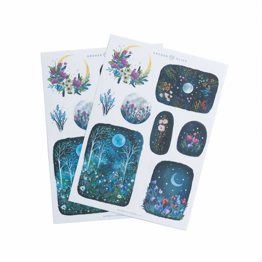 Moonlit Garden Sticker Set