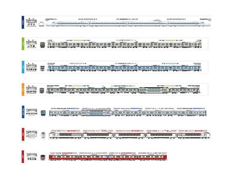 Train Washi Tape