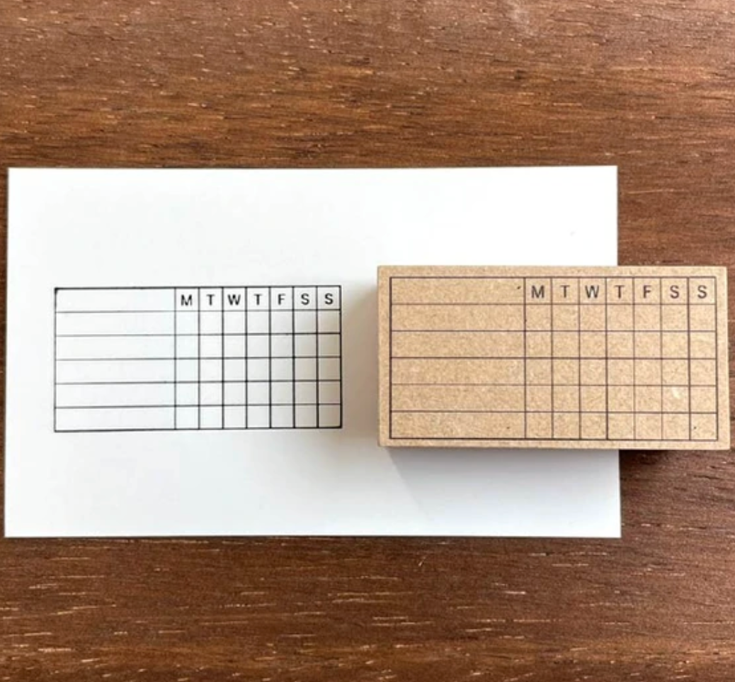 Weekly Tracker Stamp (English Version)