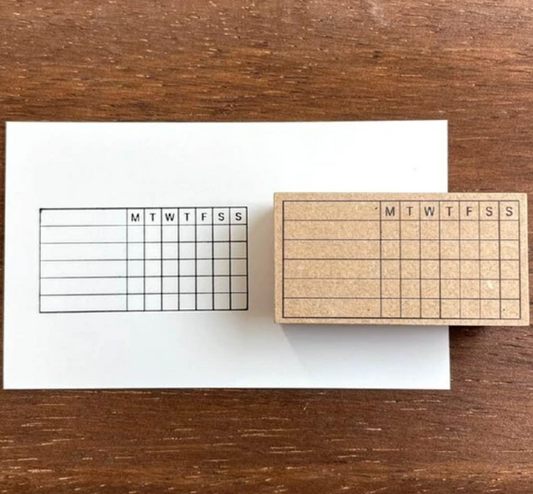 Weekly Tracker Stamp (English Version)