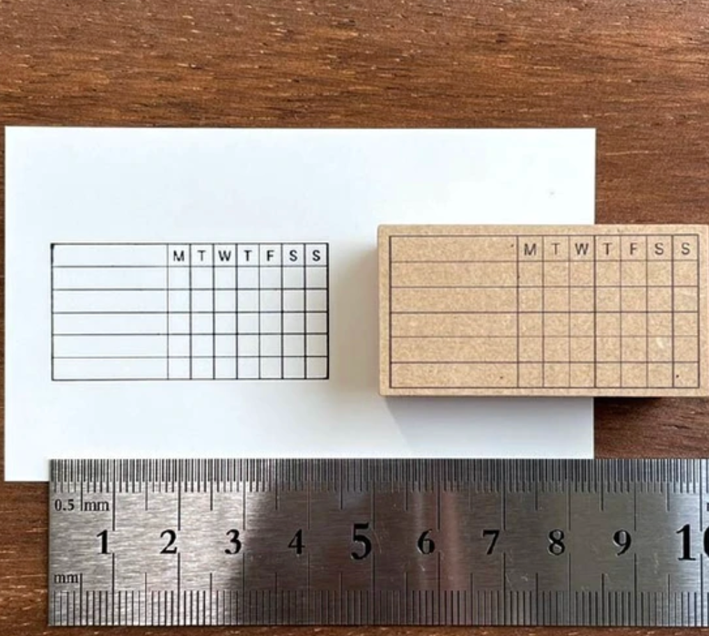 Weekly Tracker Stamp (English Version)