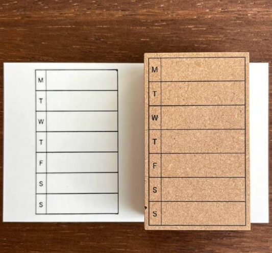 Weekly Memo Stamp (English Version)